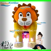 XE THÚ CHẠY ĐIỆN HÌNH CON SƯ TỬ TCDM014