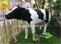 TƯỢNG SINH ĐỘNG VẬT KÍCH THƯỚC THẬT HÌNH CON BÒ SỮA TSV017