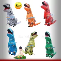 ÁO KHỦNG LONG DI CHUYỂN VẢI BÔNG MÀU ĐỎ AKL7