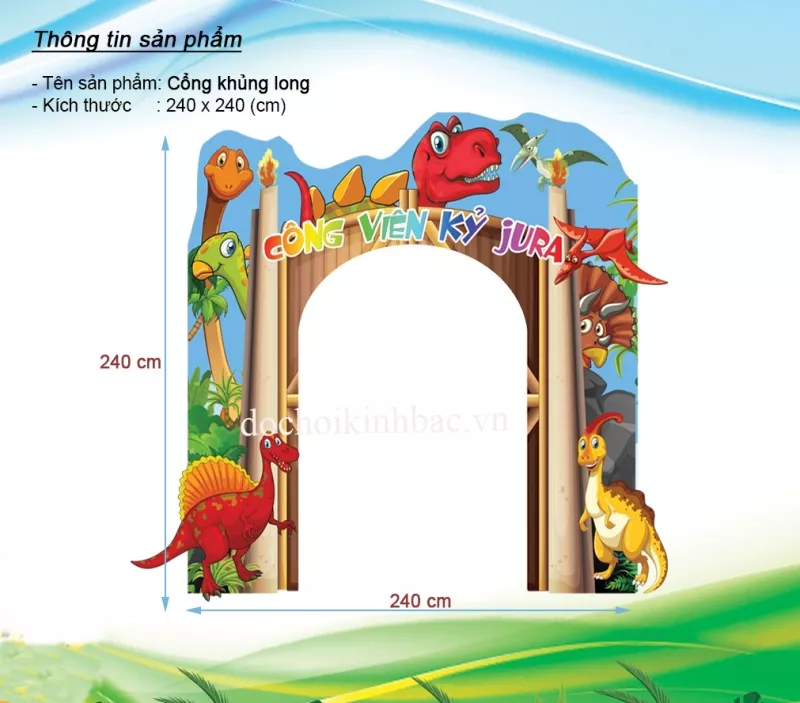 CỔNG KHỦNG LONG NHÀ LIÊN HOÀN