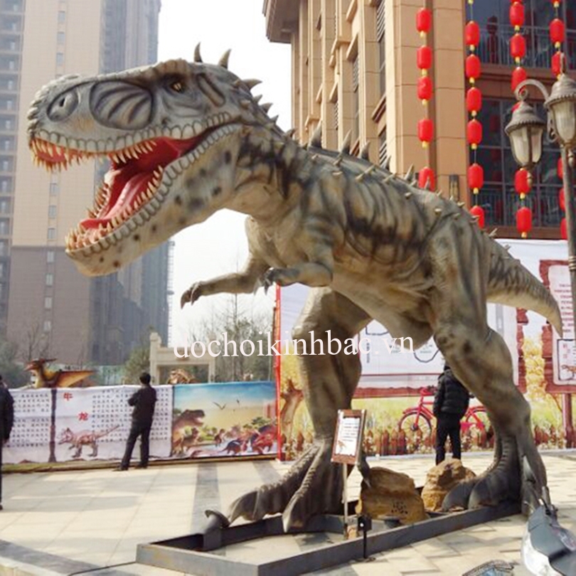 TƯỢNG SINH ĐỘNG VẬT KÍCH THƯỚC THẬT HÌNH CON KHỦNG LONG TSV003