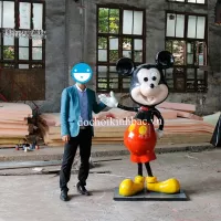 TƯỢNG SINH ĐỘNG VẬT KÍCH THƯỚC THẬT HÌNH CHUỘT MICKY TSV018