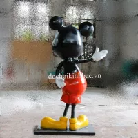 TƯỢNG SINH ĐỘNG VẬT KÍCH THƯỚC THẬT HÌNH CHUỘT MICKY TSV018