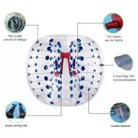 BÓNG ĐỤNG HƠI MÀU TRẮNG XANH BN004