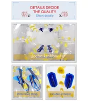 BÓNG ĐỤNG HƠI MÀU TRẮNG VÀNG BN001