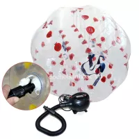 BÓNG ĐỤNG HƠI MÀU TRẮNG ĐỎ BN002