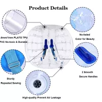 BÓNG ĐỤNG HƠI MÀU TRẮNG TRONG BN003