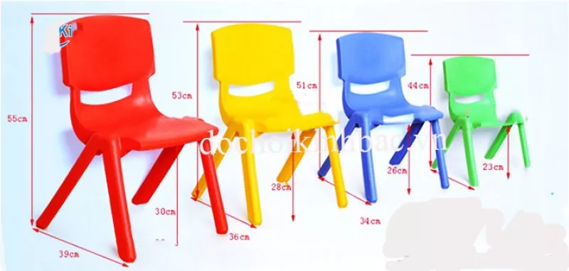 GHẾ NHỰA HỌC SINH MẦM NON NHÀ PK089.1