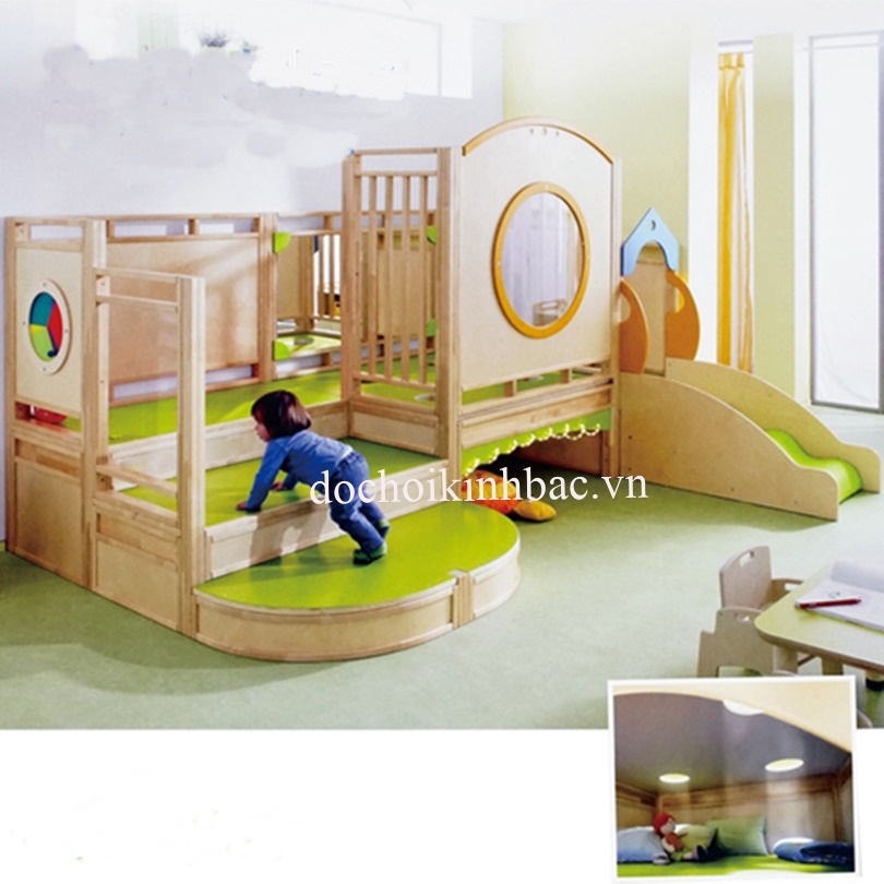 KHU VUI CHƠI LIÊN HOÀN GỖ TRONG NHÀ LHGT009