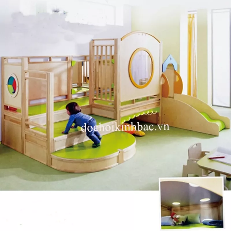 KHU VUI CHƠI LIÊN HOÀN GỖ TRONG NHÀ LHGT009