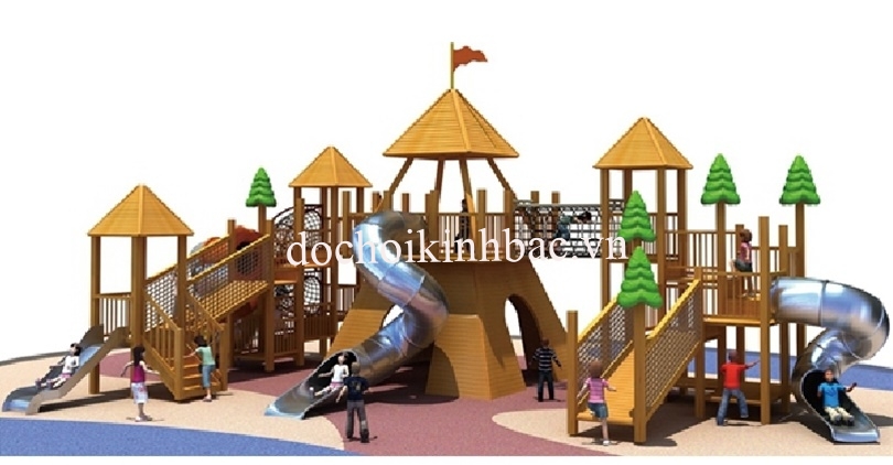 KHU VUI CHƠI LIÊN HOÀN GỖ NGOÀI TRỜI LHGN010