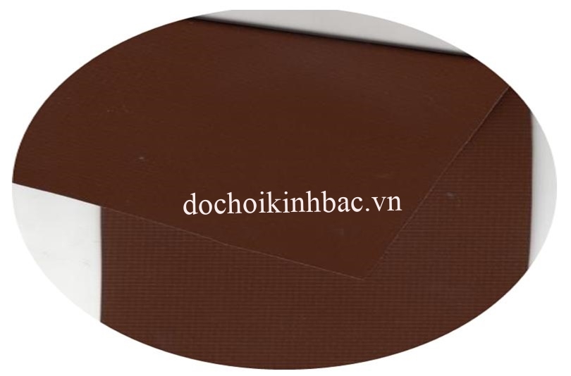 BẠT NHỰA PVC TARPAULIN CHỐNG CHÁY MÀU NÂU BROWN 90PVC010