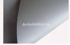 BẠT NHỰA PVC TARPAULIN CHỐNG CHÁY MÀU XÁM GRAY 45PVC011