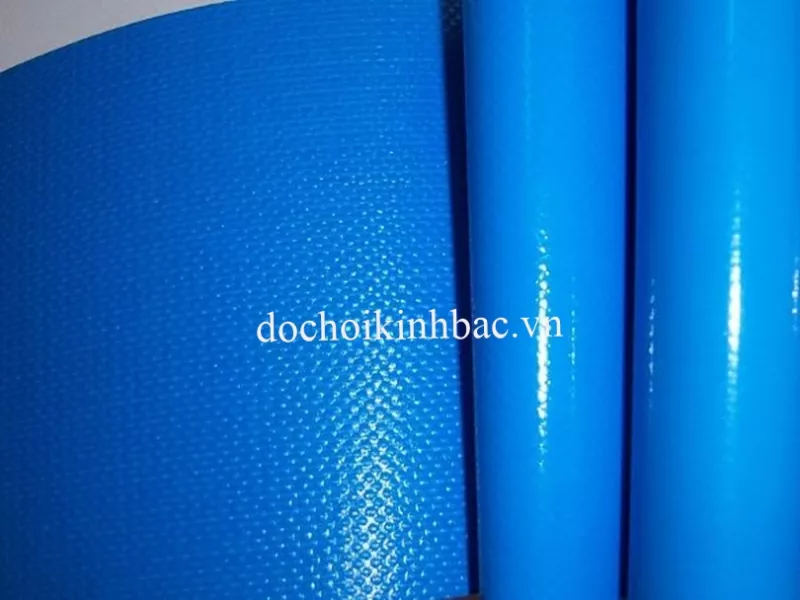 BẠT NHỰA PVC TARPAULIN CHỐNG CHÁY MÀU XANH NGỌC 45PVC007