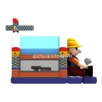 NHÀ PHAO NHÀ HƠI THIẾT KẾ MỚI HÌNH CHÚ CÔNG NHÂN TKM002
