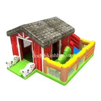 NHÀ PHAO NHÀ HƠI THIẾT KẾ MỚI HÌNH NGÔI NHÀ TKM006