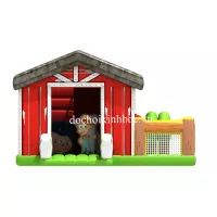NHÀ PHAO NHÀ HƠI THIẾT KẾ MỚI HÌNH NGÔI NHÀ TKM006