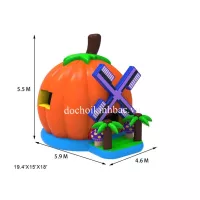 NHÀ PHAO NHÀ HƠI THIẾT KẾ MỚI HÌNH BÍ NGÔ TKM015