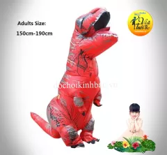 ÁO KHỦNG LONG DI CHUYỂN VẢI BÔNG MÀU ĐỎ AKL7