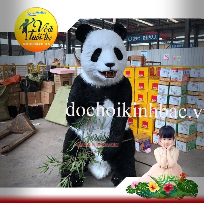 MÔ HÌNH GẤU TRÚC KÍCH THƯỚC THẬT STKT02