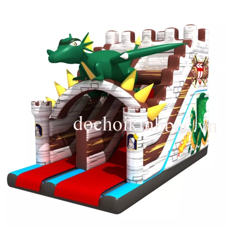 NHÀ PHAO NHÀ HƠI KHỦNG LONG XANH PHDV015