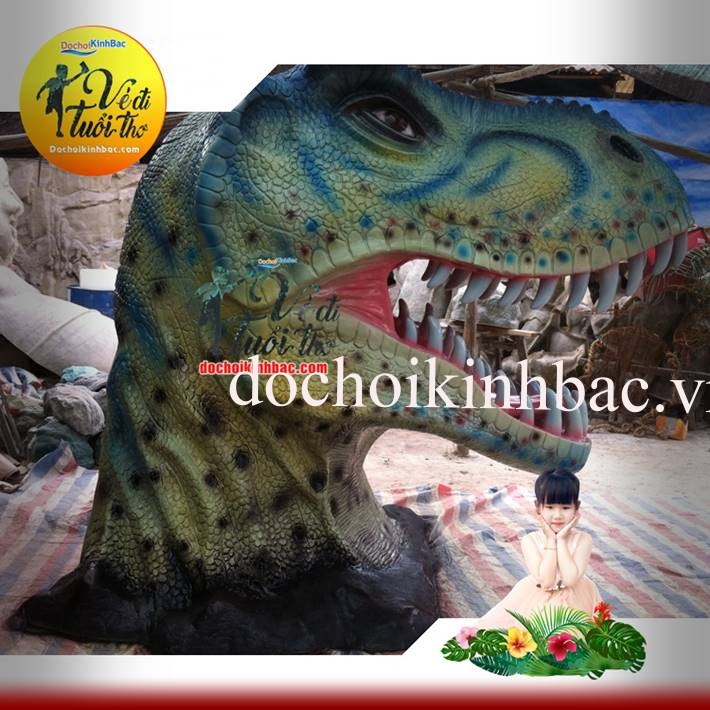 MÔ HÌNH ĐẦU KHỦNG LONG KÍCH THƯỚC THẬT DKL02