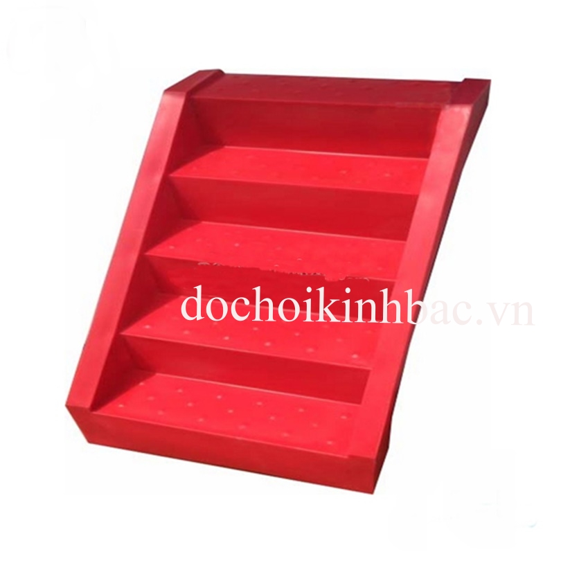 CẦU THANG NHỰA 5 BẬC cầu trượt liên hoàn
