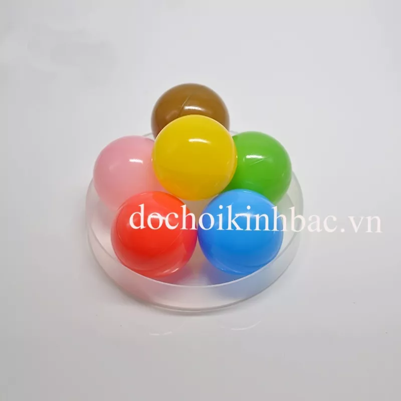 BÓNG NHỰA TRẺ EM PHI 7.5CM MÀU VÀNG
