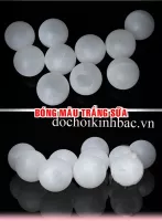 BÓNG NHỰA TRẺ EM PHI 7.5CM MÀU TRẮNG SỮA