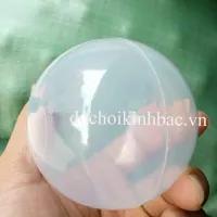 BÓNG NHỰA TRẺ EM PHI 7.5CM MÀU TRẮNG TRONG