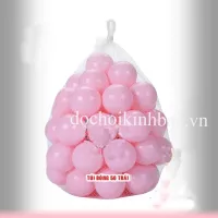 BÓNG NHỰA TRẺ EM PHI 10 CM MÀU HỒNG CÁNH SEN