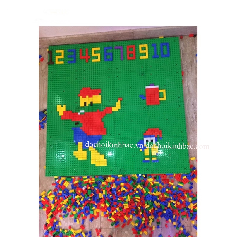 XẾP HÌNH LEGO TƯỜNG LEGO001