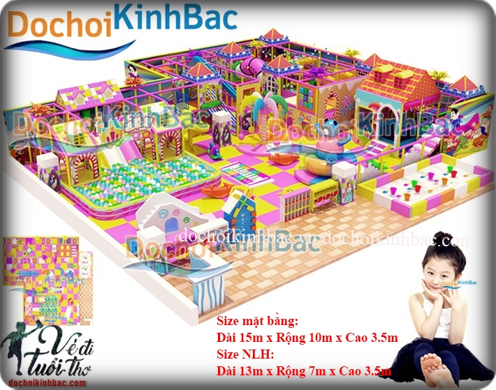 Khu vui chơi liên hoàn chủ đề kẹo NLHK042