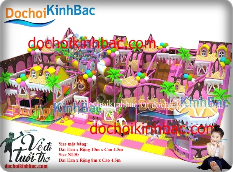 Khu vui chơi liên hoàn chủ đề kẹo NLHK041