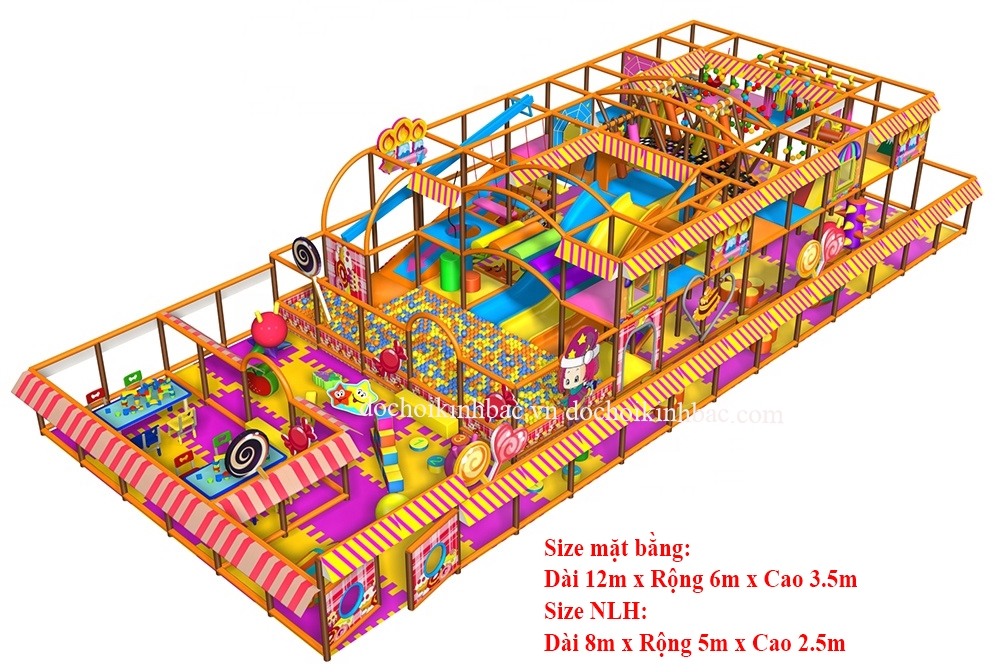 Khu vui chơi liên hoàn chủ đề kẹo NLHK036