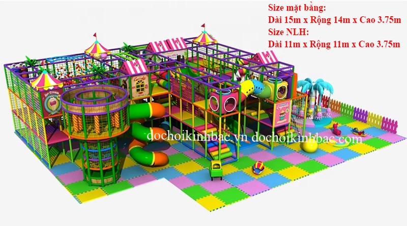 Khu vui chơi liên hoàn chủ đề kẹo NLHK033
