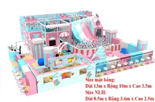 Khu vui chơi liên hoàn chủ đề kẹo NLHK028