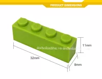 MIẾNG LEGO CHỮ NHẬT 1x4 LEGO008