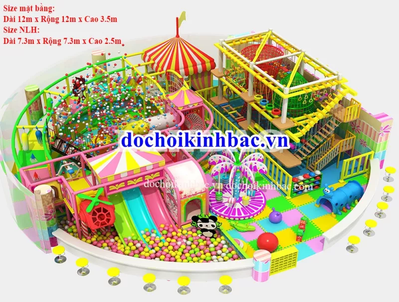 Khu vui chơi liên hoàn chủ đề kẹo NLHK024