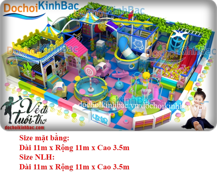 Khu vui chơi liên hoàn chủ đề kẹo NLHK017