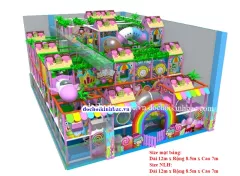 Khu vui chơi liên hoàn chủ đề kẹo NLHK016