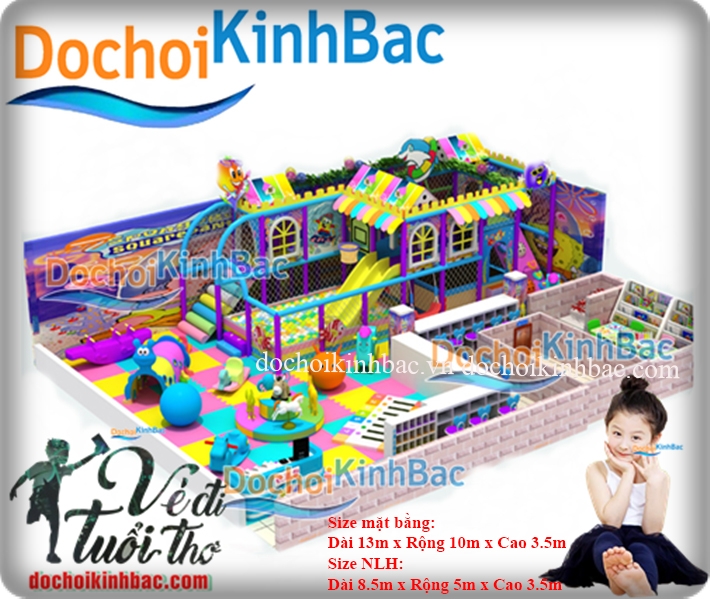 Khu vui chơi liên hoàn chủ đề kẹo NLHK015
