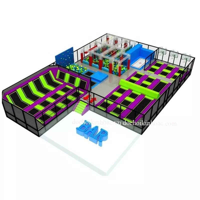 KHU VUI CHƠI NHÀO LỘN THỂ THAO TRAMPOLINE TPL001