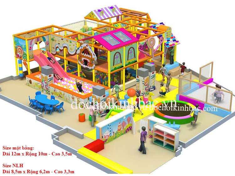 Khu vui chơi liên hoàn chủ đề lâu đài NLHD005