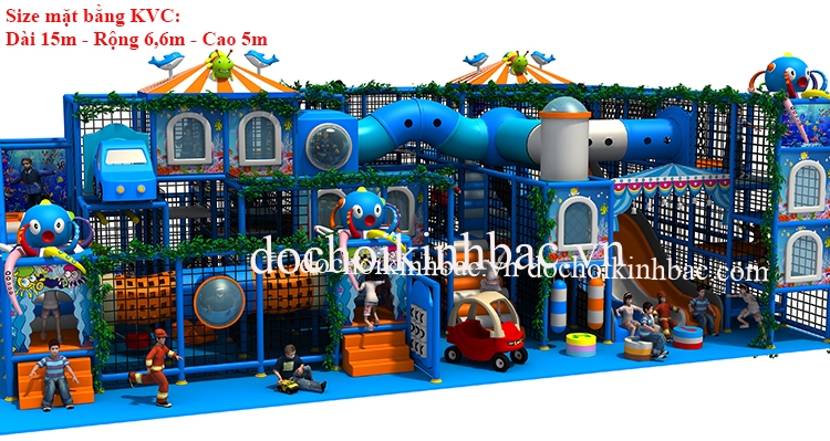Khu vui chơi liên hoàn chủ đề lâu đài NLHD008