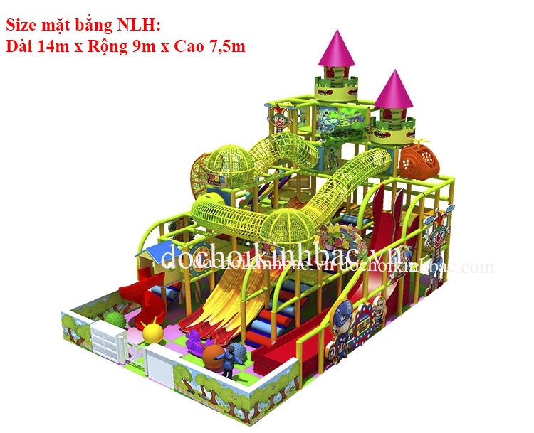 Khu vui chơi liên hoàn chủ đề lâu đài NLHD009