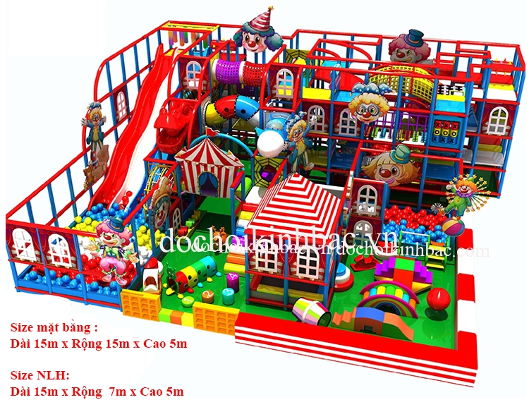 Khu vui chơi liên hoàn chủ đề lâu đài NLHD011