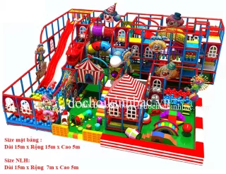 Khu vui chơi liên hoàn chủ đề lâu đài NLHD011