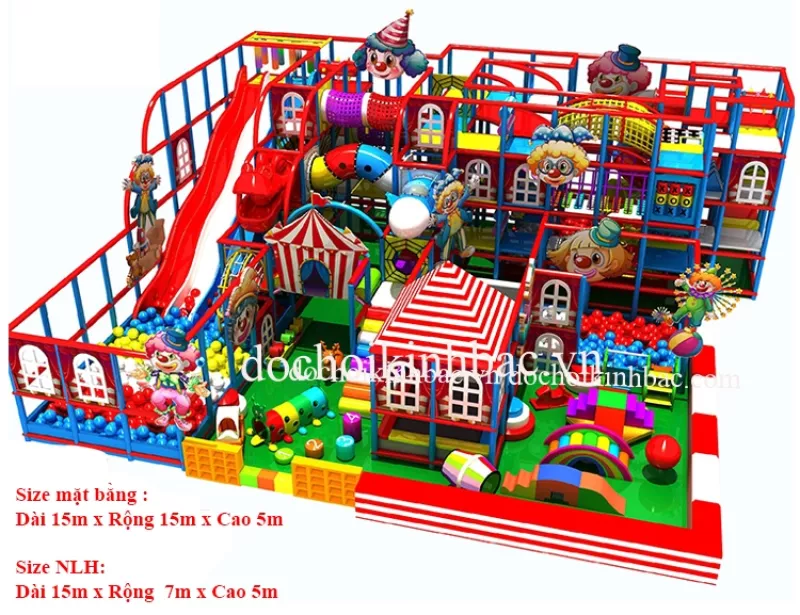 Khu vui chơi liên hoàn chủ đề lâu đài NLHD011