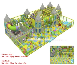 Khu vui chơi liên hoàn chủ đề lâu đài NLHD012